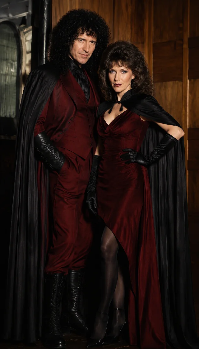 evil twins of Brian May and Anita Dobson
