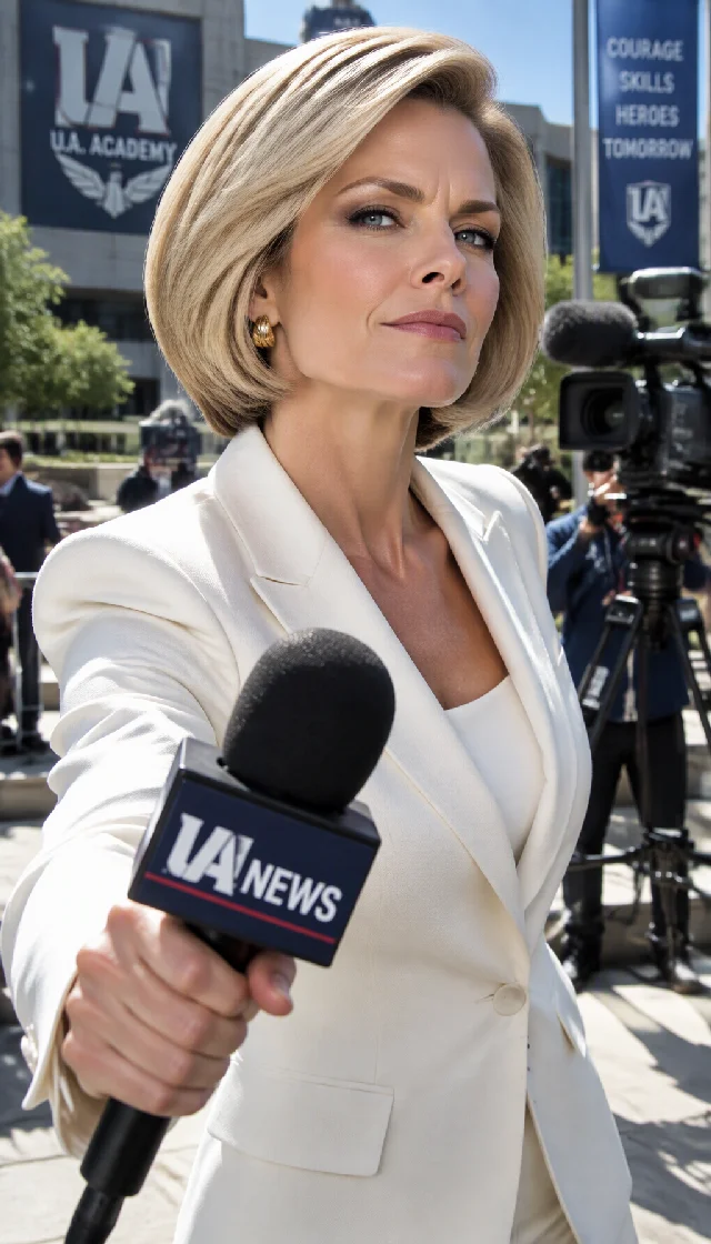 Homophobic karen news reporter mha