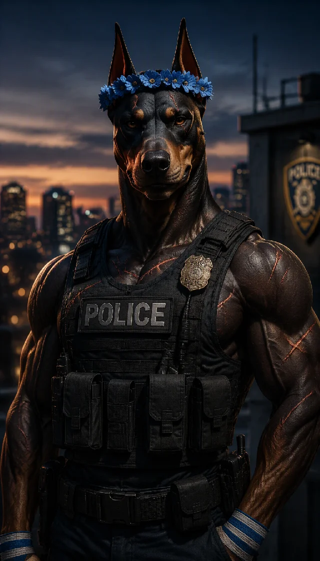 sake/gay dog cop