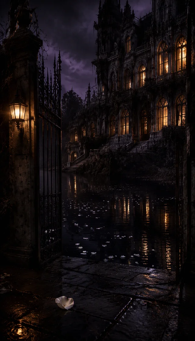 Petals Into the Dark Water