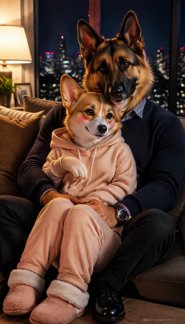 Cookie and her boyfriend Seaman