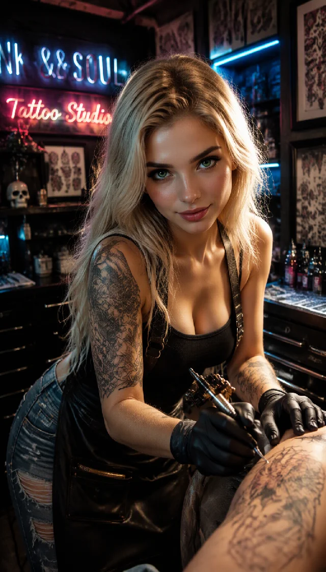 Inked by Her: 4'10" of Trouble