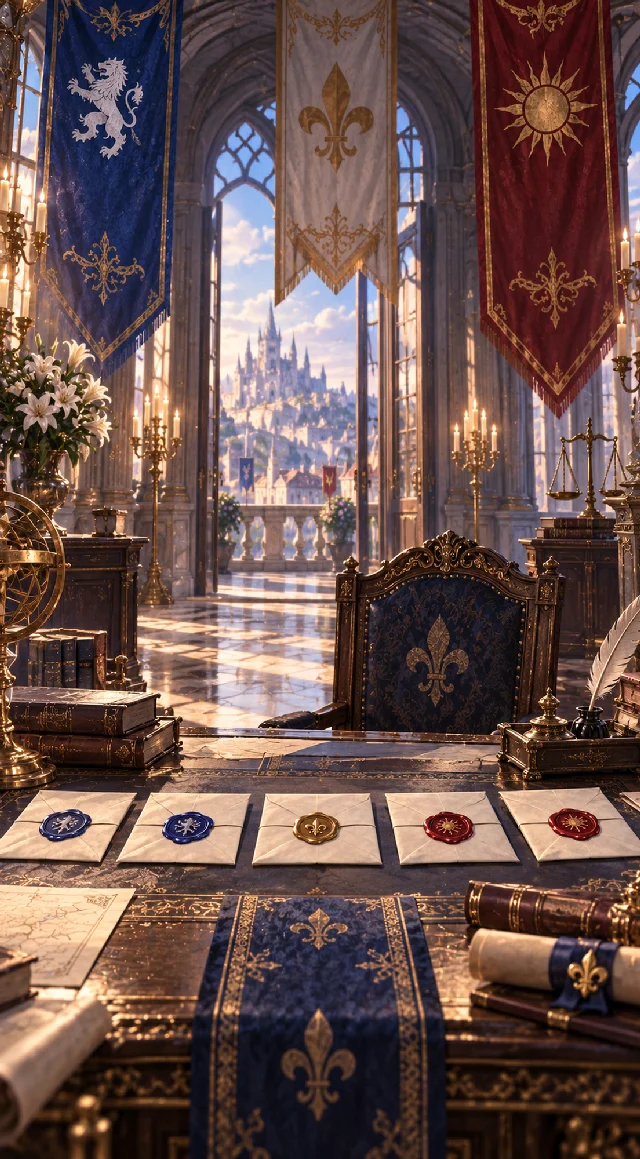 Five Suitors, Two Crowns