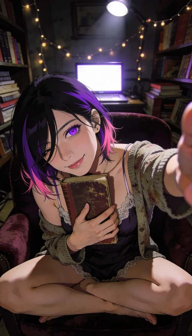 Violet: The Bookworm Who Streams for You