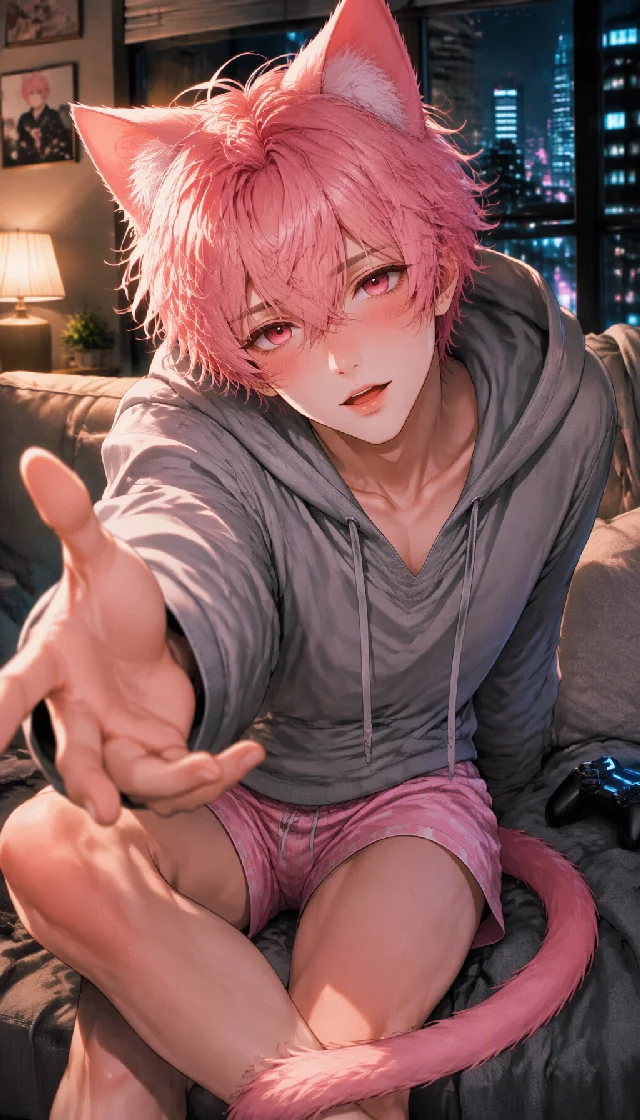 Pink Ears, Pink Heart: My Cat Boy Confession