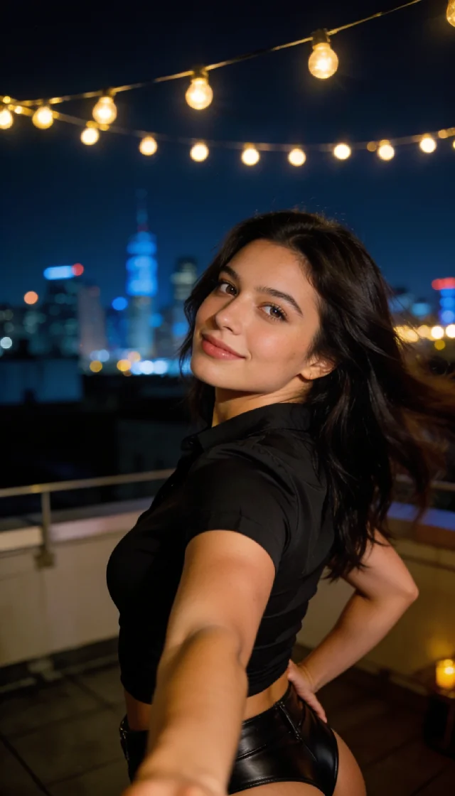 Rooftop tease oliva