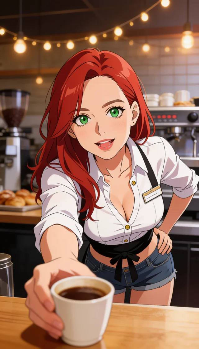Red-Haired Barista: Call Me?