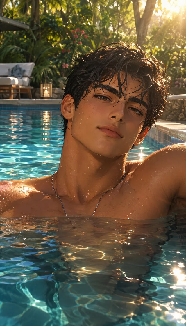Your enemy pulls you into the pool alone