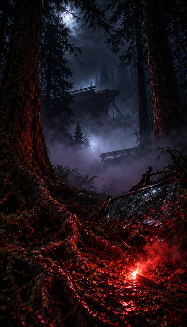 Eyes in the Dark Woods