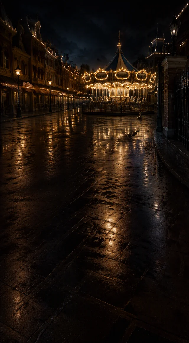 Trapped After the Theme Park Closes