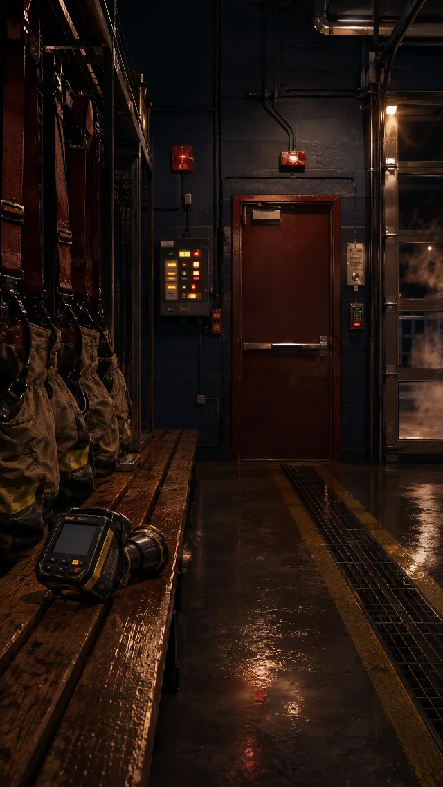 After Hours With Four Firefighters
