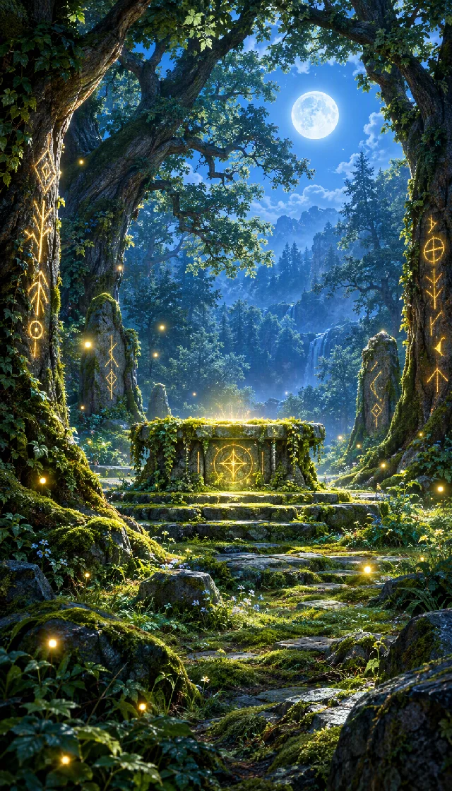 Moonlit Forest Vows