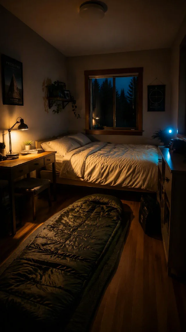Four Strangers, One Bedroom