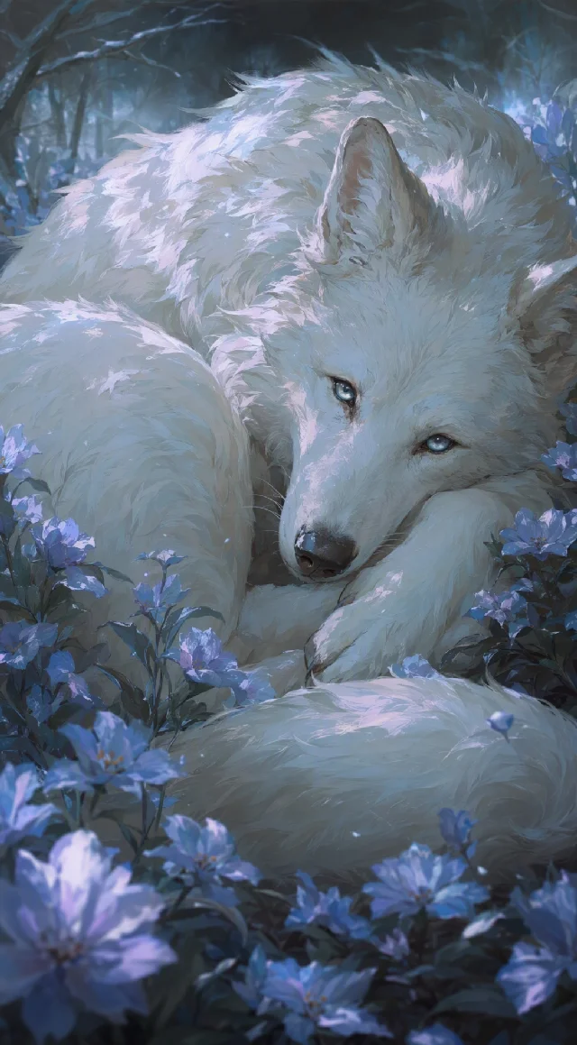 The White Wolf Guards My Garden