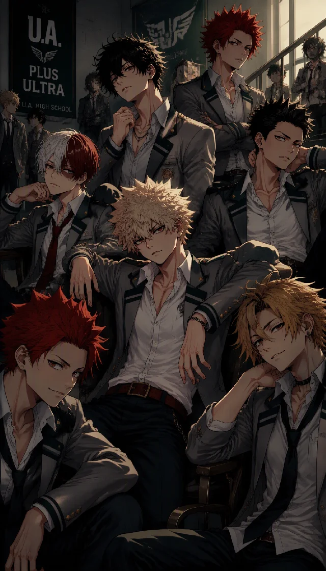 Bakugo hot guys from ua