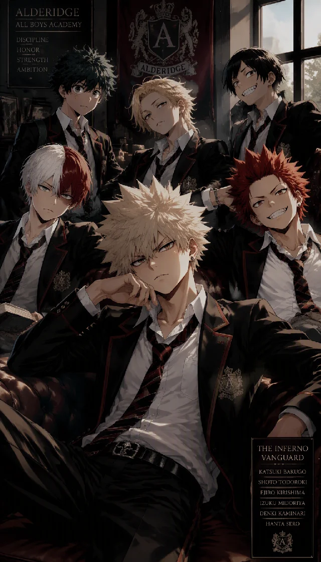 Alpha bakugo and his friends