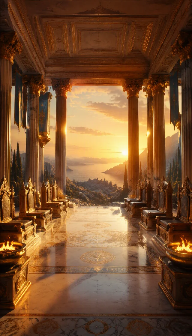 The world of Greek gods
