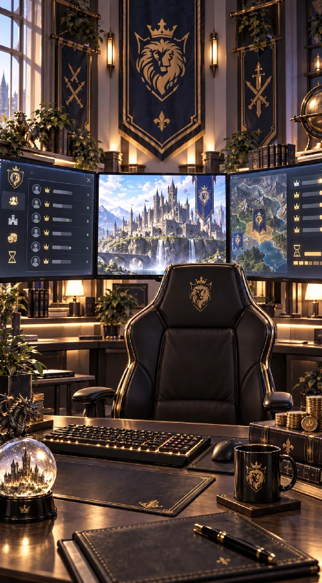My BF Runs a 300-Player Guild