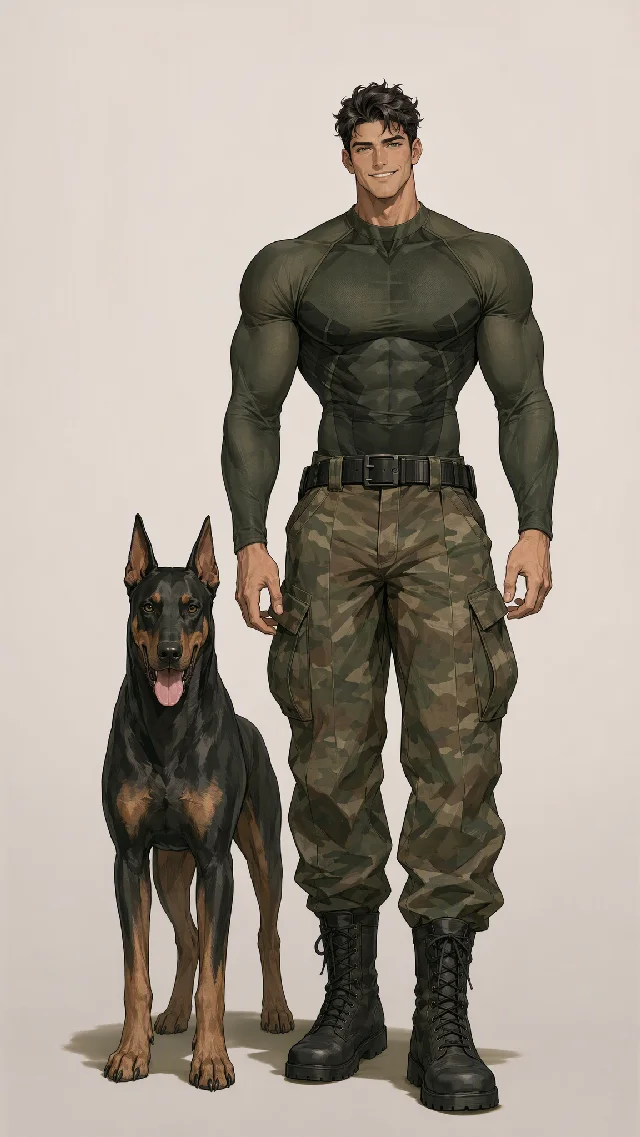 My Veteran Neighbor and His Dog