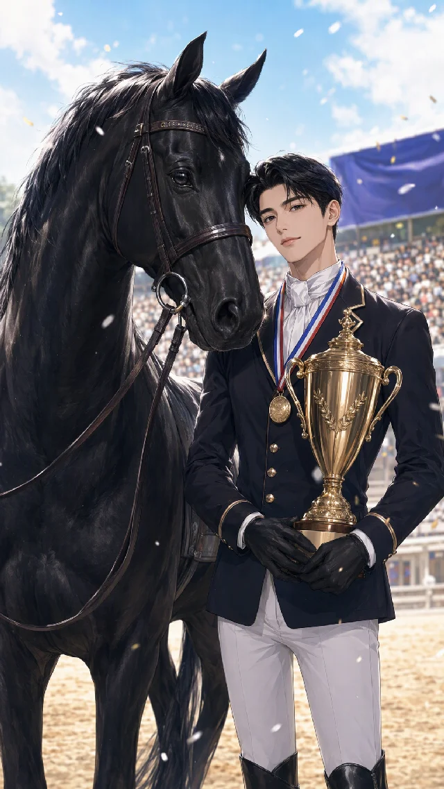 The Champion Brought Me His Trophy