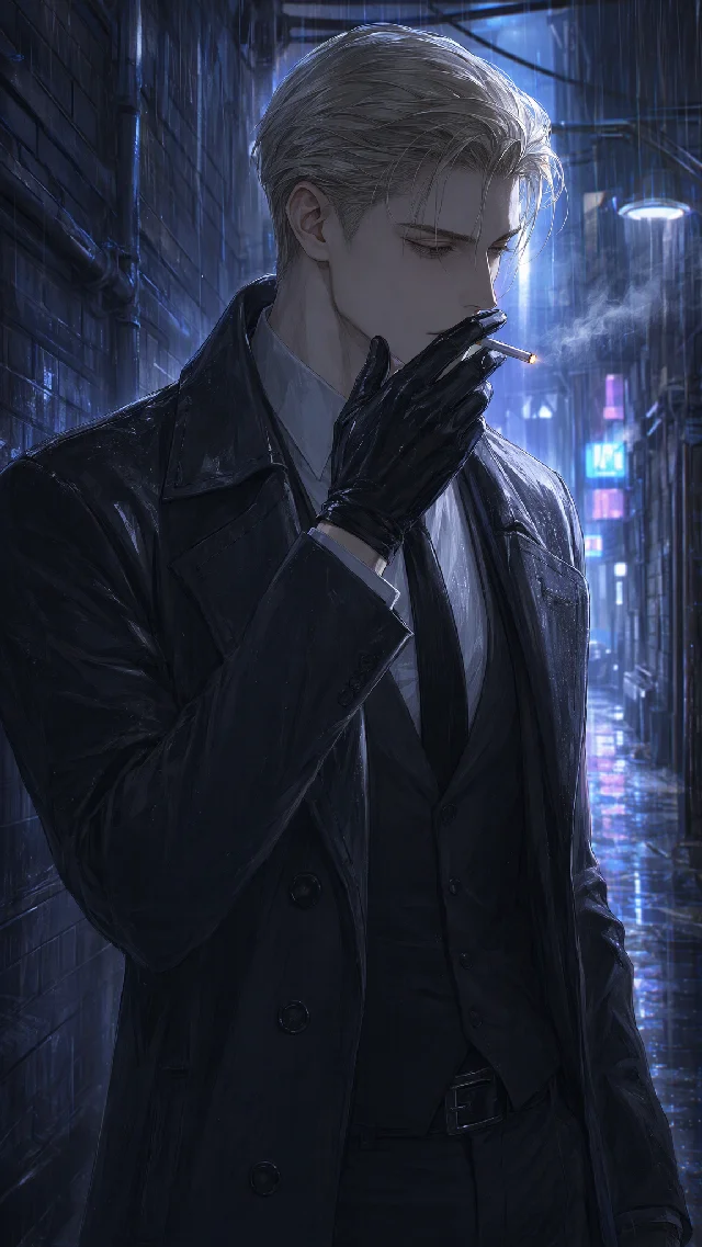 The Stranger Waiting in Rain