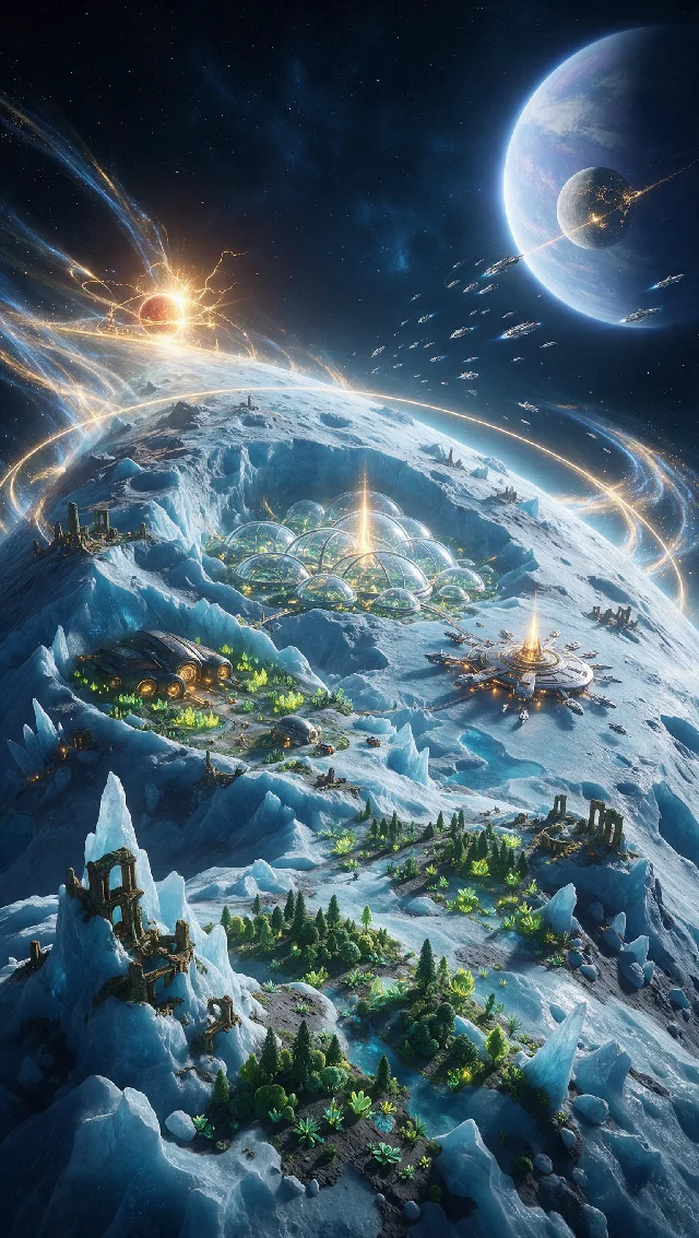 Build a Civilization on a Migrating Comet