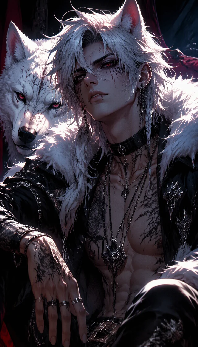 The white wolf alpha