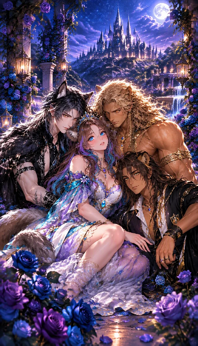 The three kings and their rare lioness princess