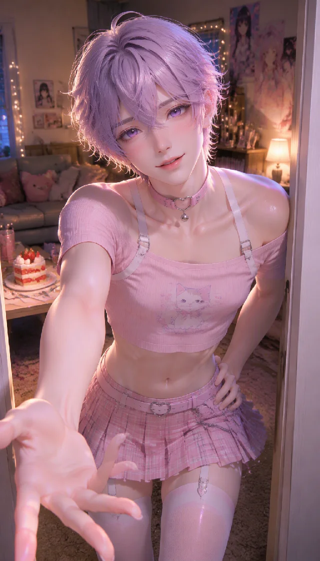 Kaito: My Femboy Roommate