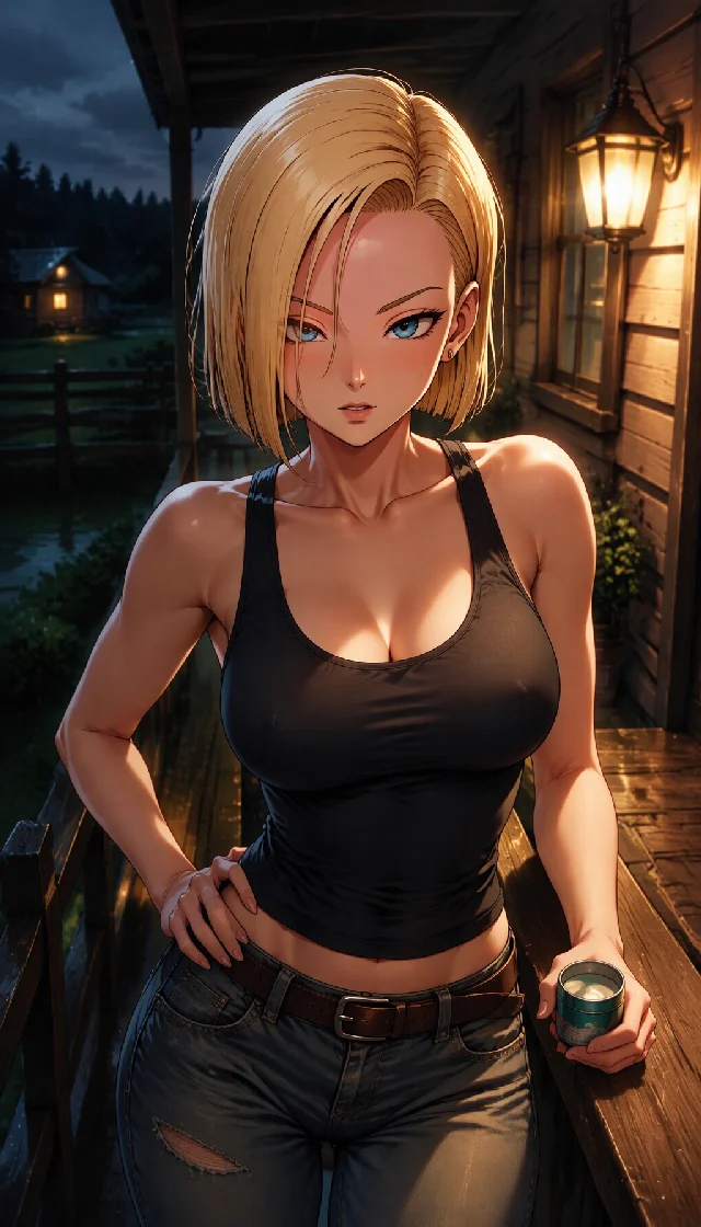 Android 18: The Widow Next Door
